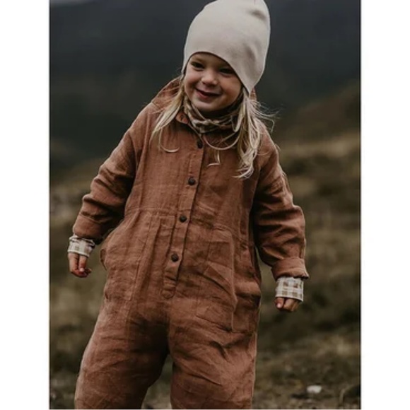 The Simple Folk Noor Cinnamon Jumpsuit - Picture 1 of 12